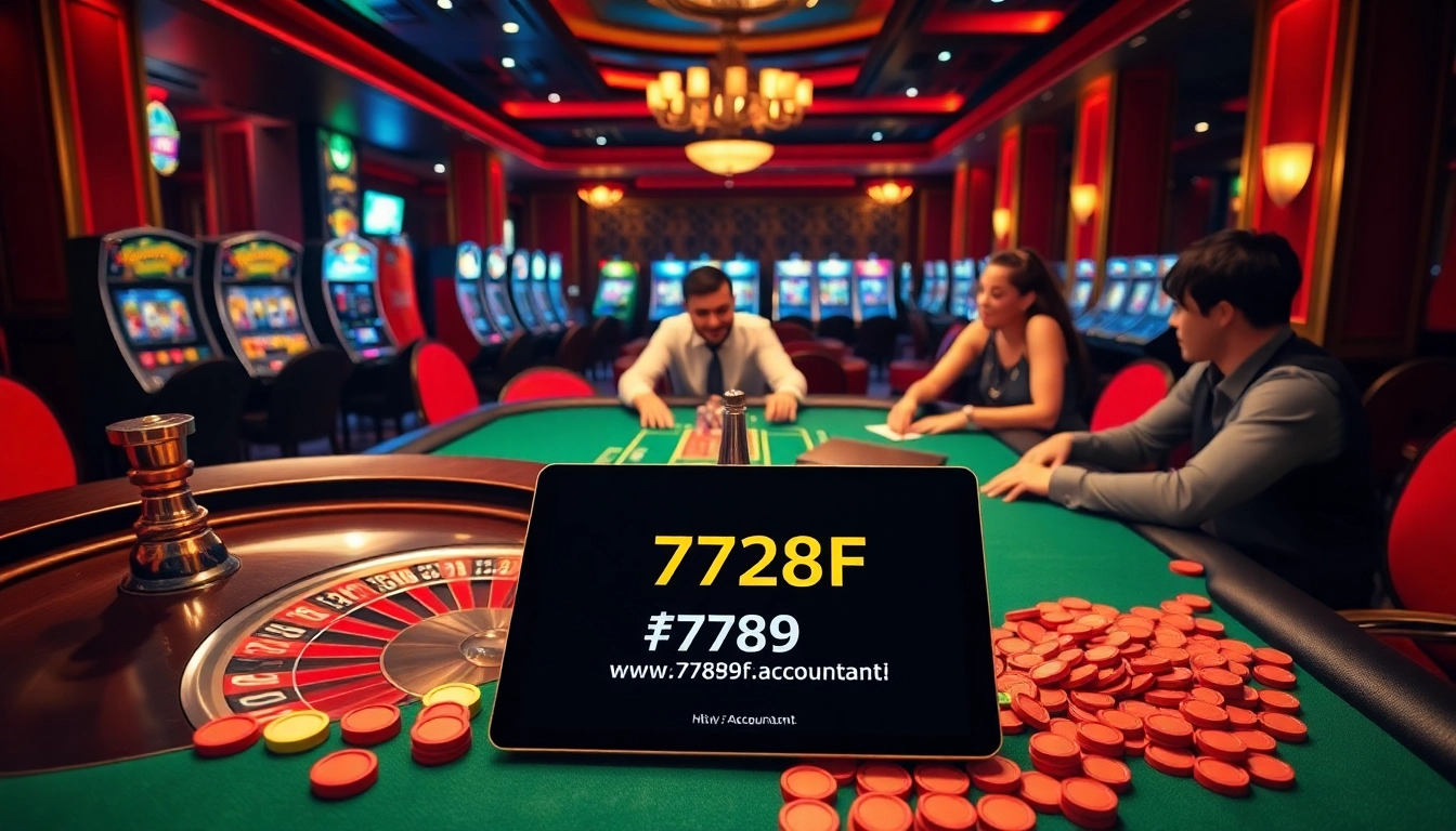Experience the thrill at https://789f.accountant/ while betting on a vibrant casino game scene with roulette and poker.